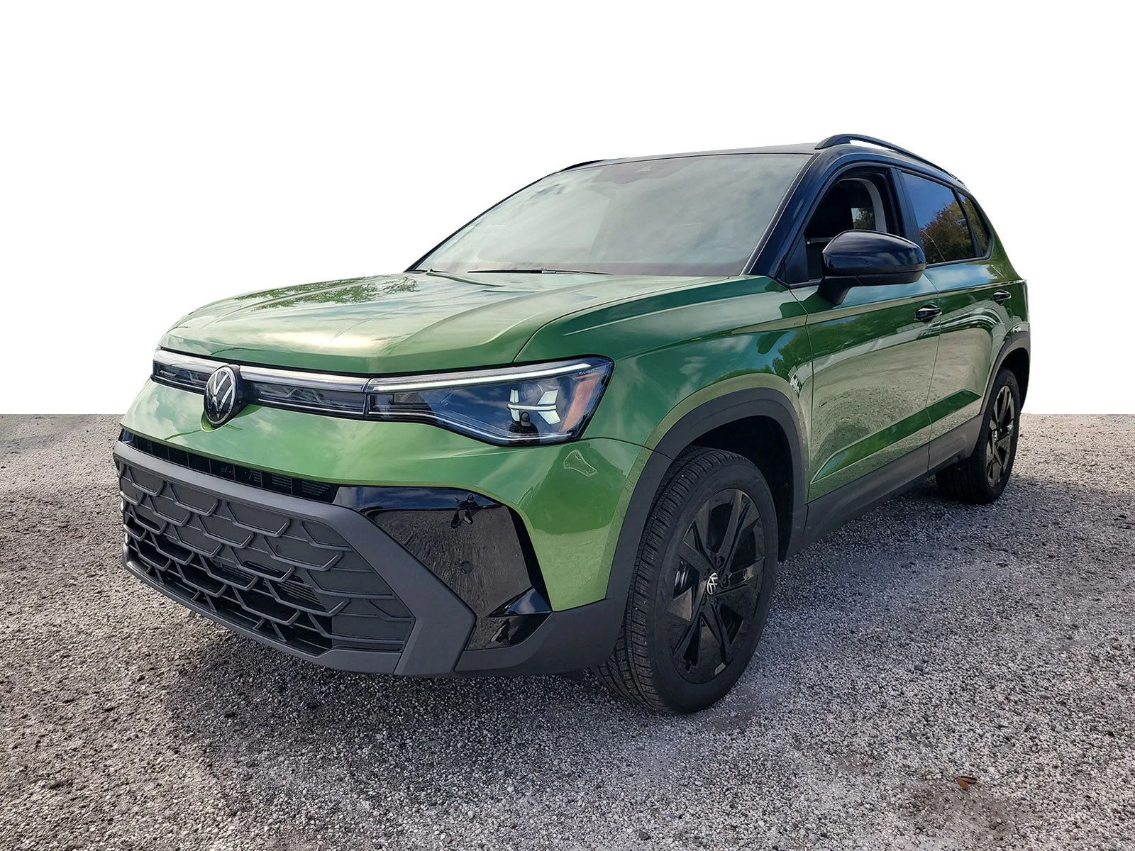 New 2026 Bright Moss Green W/Deep Black Roof Volkswagen 1.5T SE Black image 4