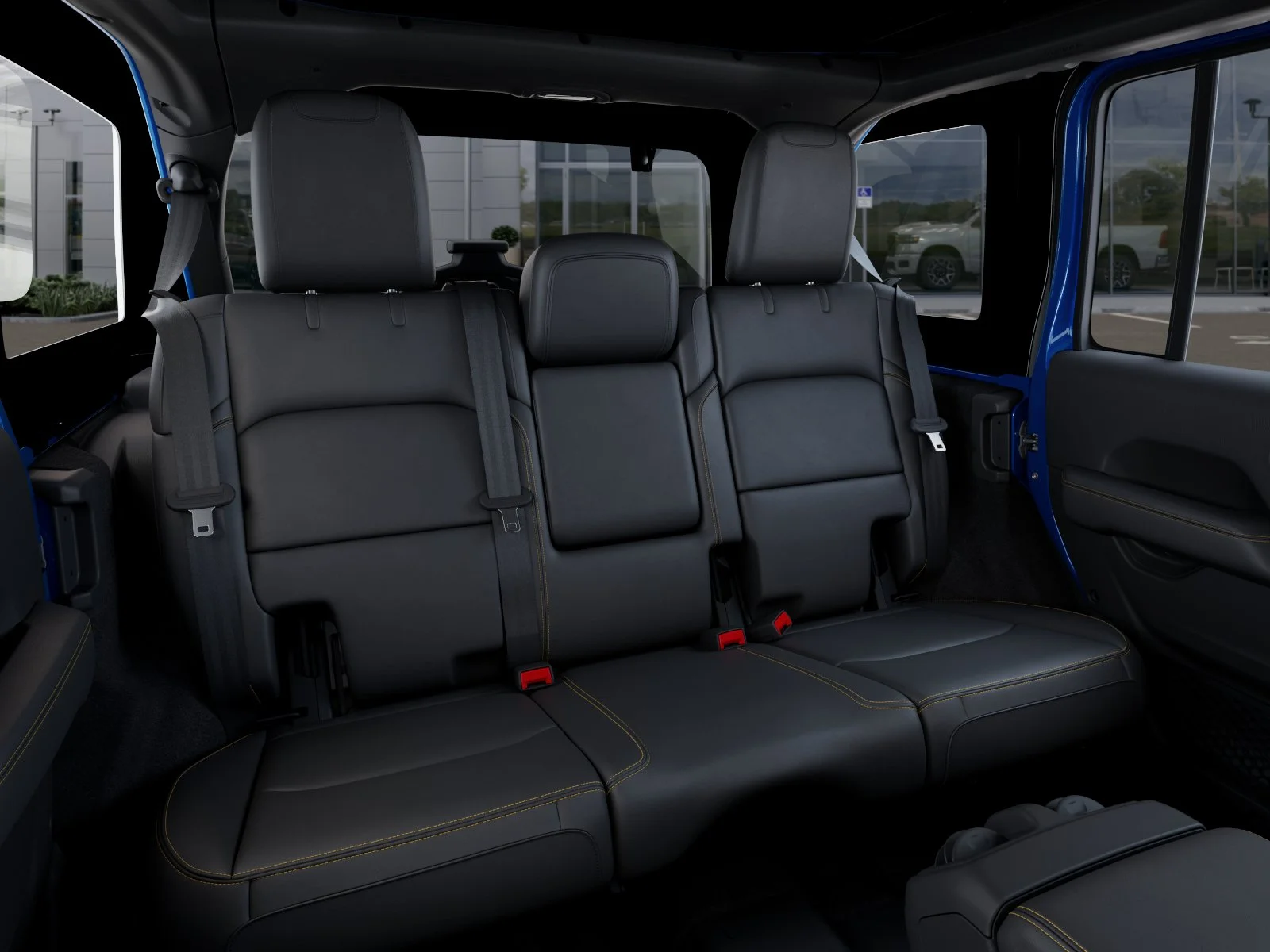 New 2026 Hydro Blue Pearl-Coat Exterior Paint Jeep Sahara image 38