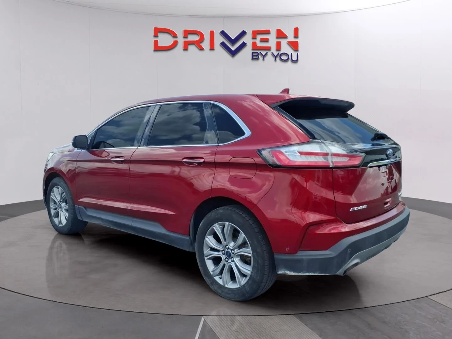 Used 2019 Ruby Red Metallic Tinted Clearcoat Ford Titanium image 3