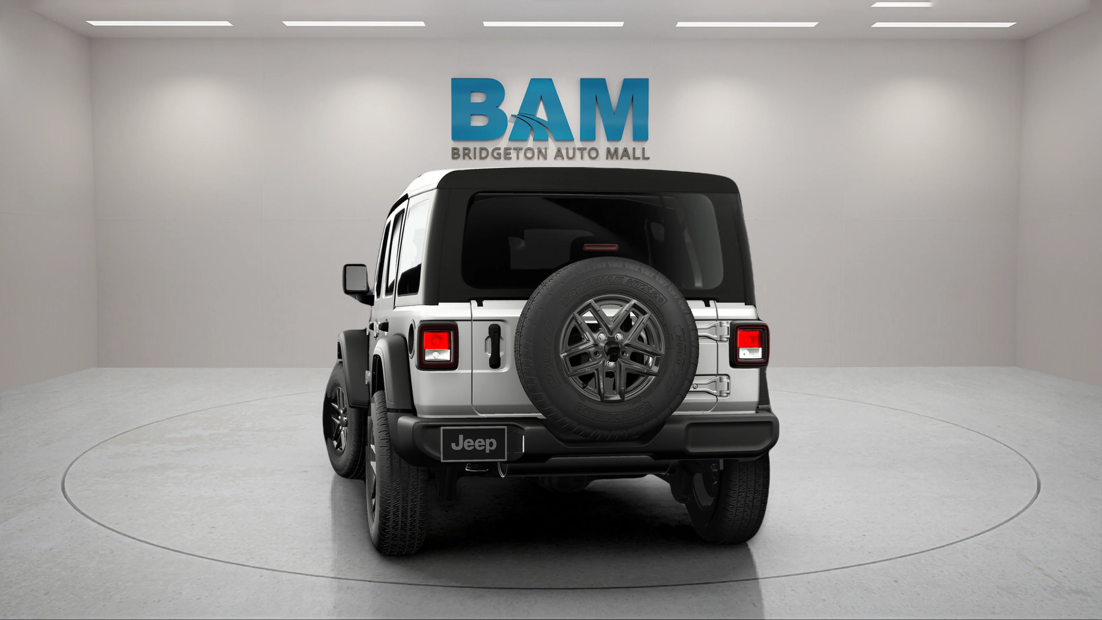 New 2026 Bright White Clear-Coat Exterior Paint Jeep Sport S image 9