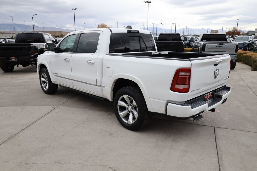 Used 2021 Ivory White Tri-Coat Pearlcoat Ram Limited image 4