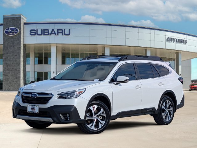 Certified Used 2021 White Subaru Limited image 1