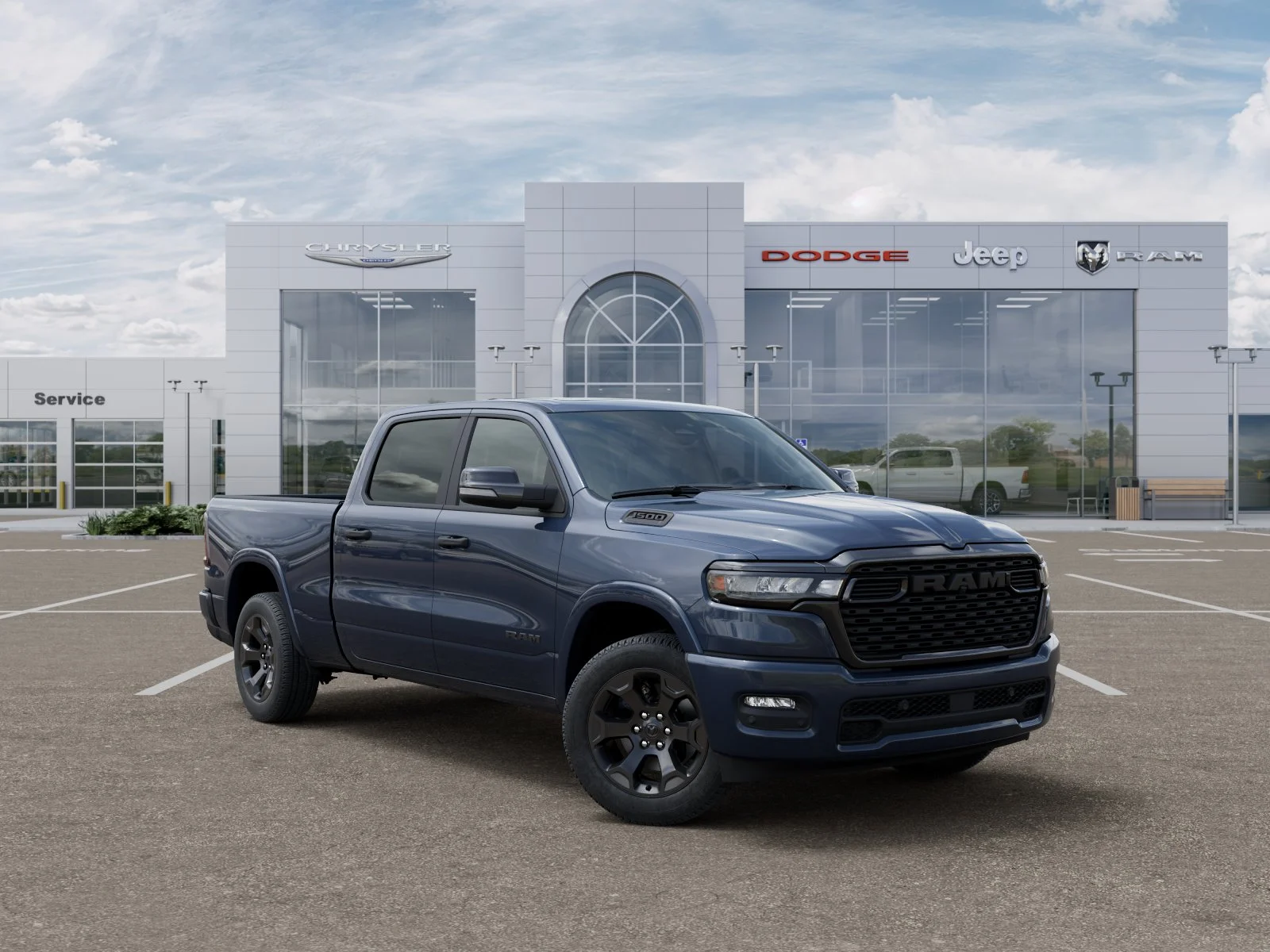New 2026 Forged Blue Metallic Exterior Paint RAM Big Horn/Lone Star image 33