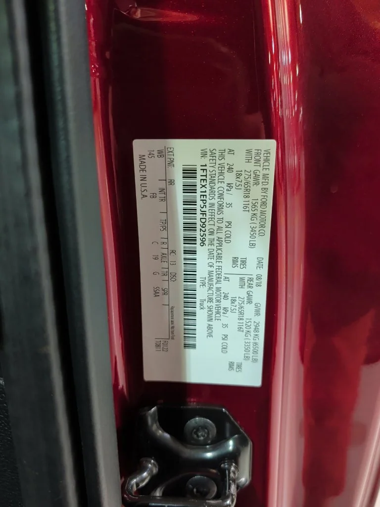Used 2018 Ruby Red Metallic Ford XLT image 15