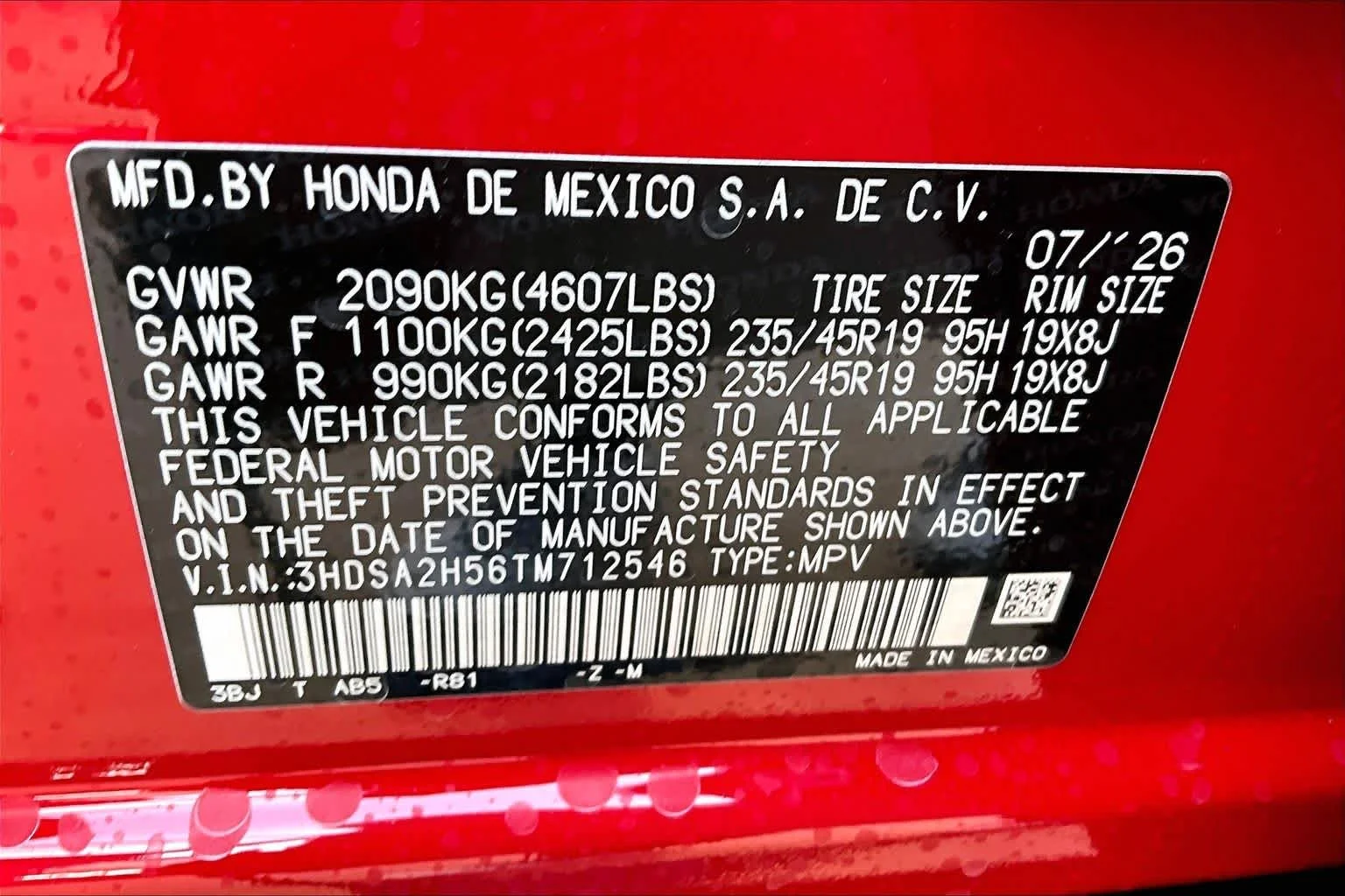 New 2026 Milano Red Acura w/A-Spec Package image 20