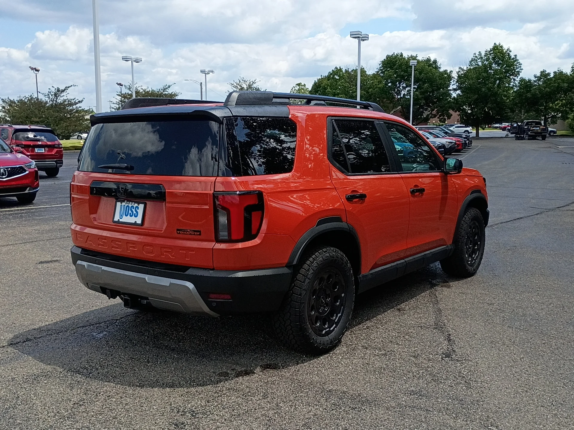 Certified Used 2026 Sunset Orange II Honda TrailSport Blackout image 3