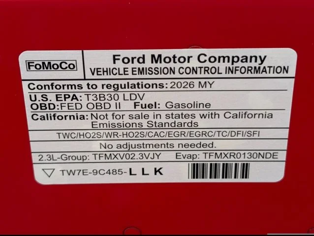 New 2026 Race Red Ford EcoBoost® Fastback image 44