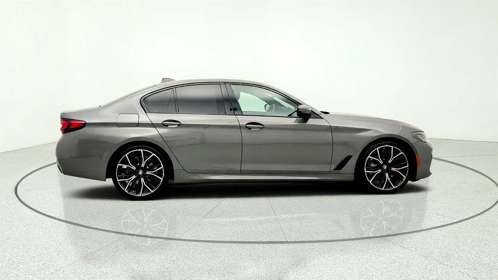 Used 2022 Bernina Grey Amber Effect Metallic BMW 530i Sedan w/ M Sport Pkg, 20