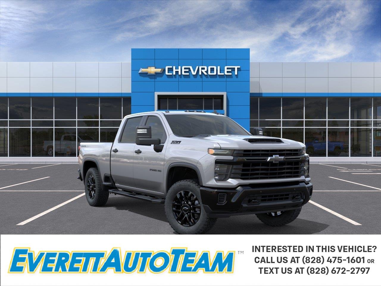 New 2026 Sterling Gray Metallic Chevrolet Custom image 1