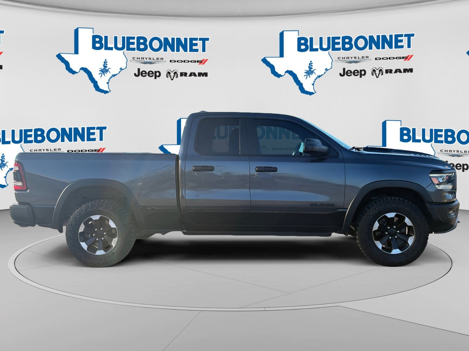 Used 2021 Granite Crystal Metallic Clearcoat Ram Rebel image 4