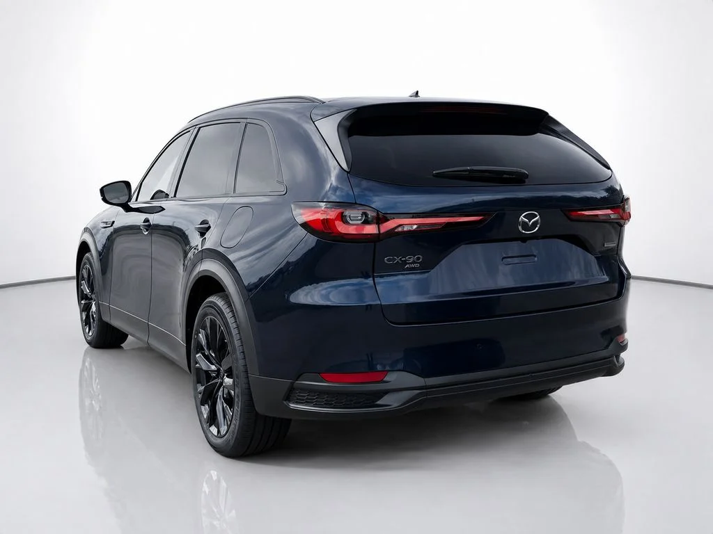 New 2026 Deep Crystal Blue Mica Mazda 3.3 Turbo Premium Sport AWD image 3