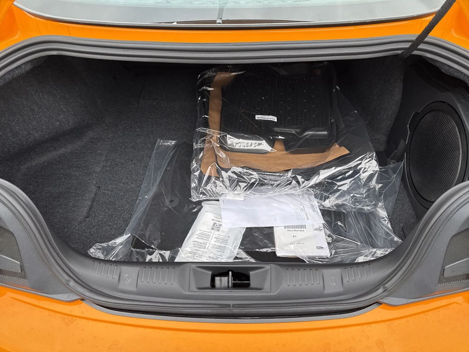 New 2026 Orange Fury Metallic Tri-coat Ford EcoBoost® Premium Fastback image 30