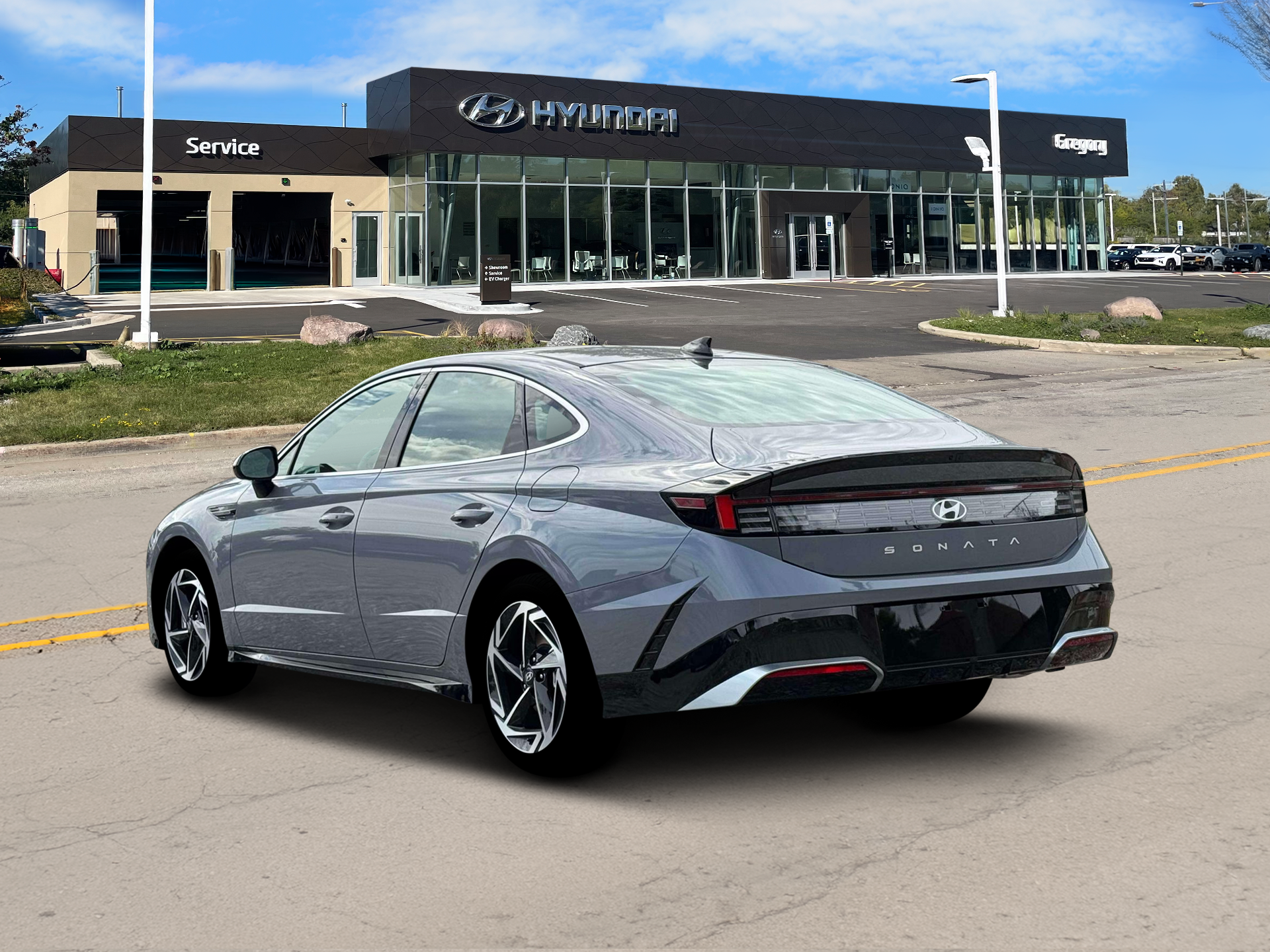 New 2026 Blue Hyundai SEL Sport image 5