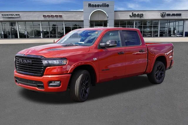 New 2026 Molten Red Pearl-Coat Exterior Paint RAM Laramie image 7