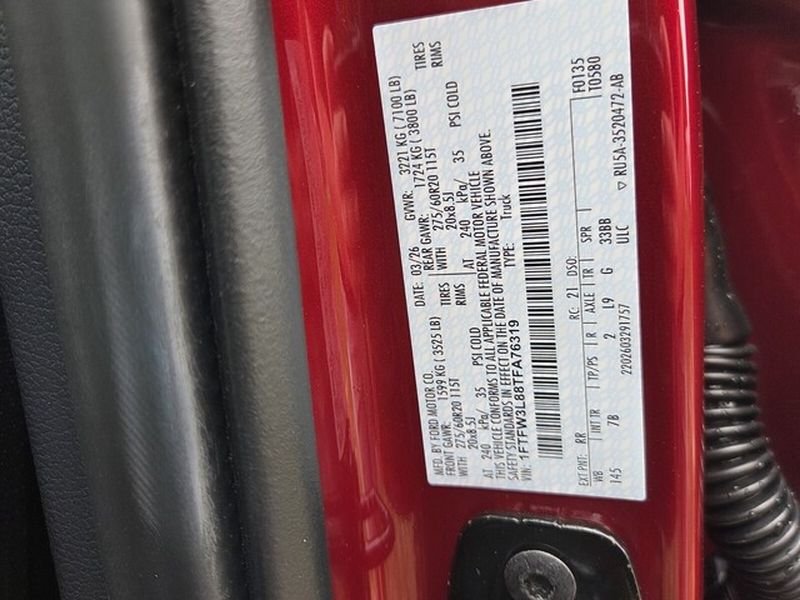 New 2026 Ruby Red Metallic Tinted Clearcoat Ford XLT image 16