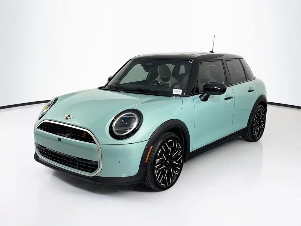 New 2027 Ocean Wave Green Metallic MINI Iconic image 1