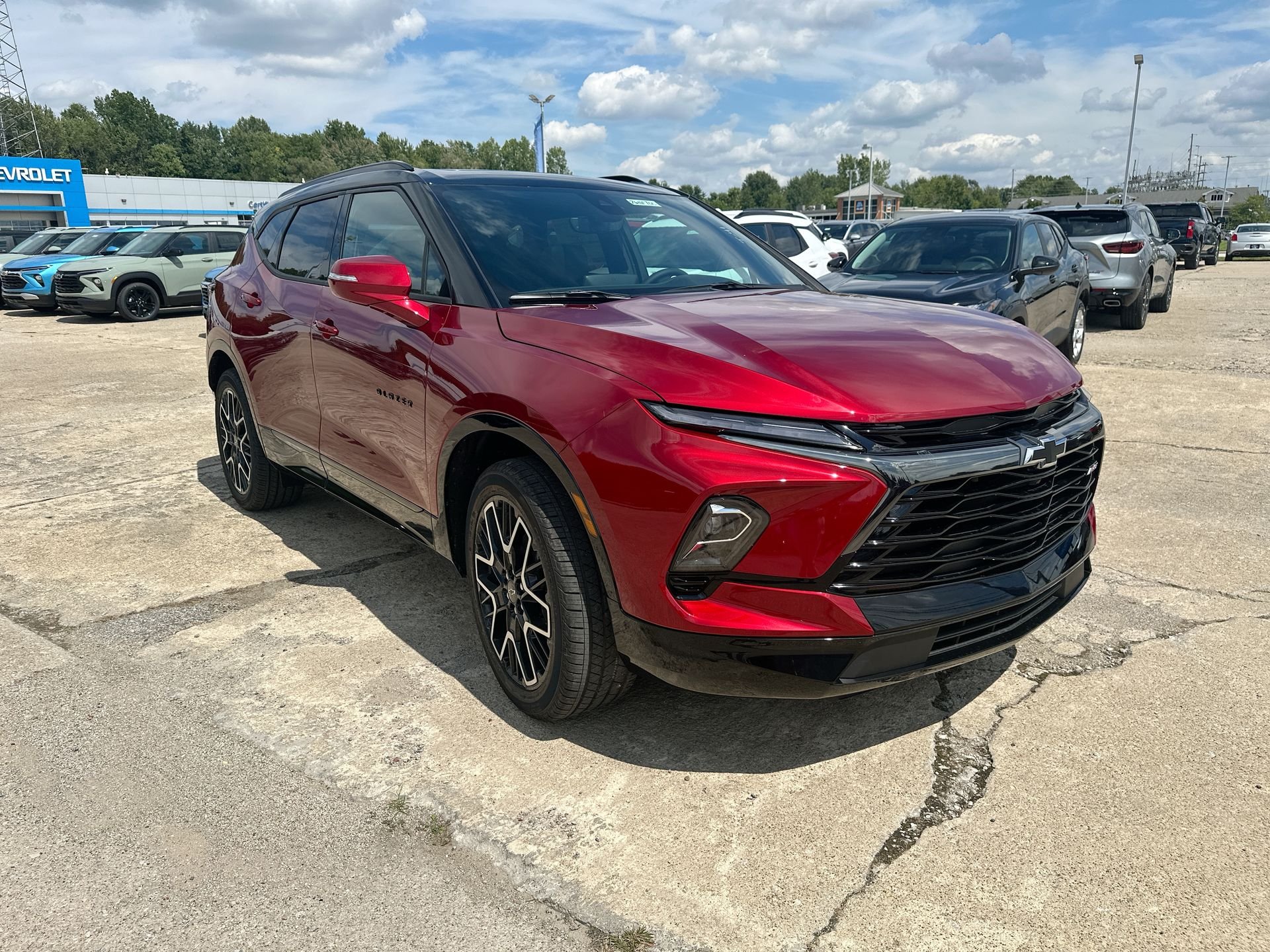 2026 Chevrolet Blazer RS Red at Spitzer Autoworld Chevy Buick GMC Cadillac