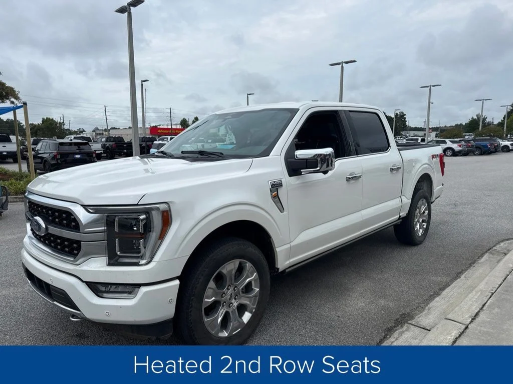 Used 2023 White Metallic Ford Platinum image 3