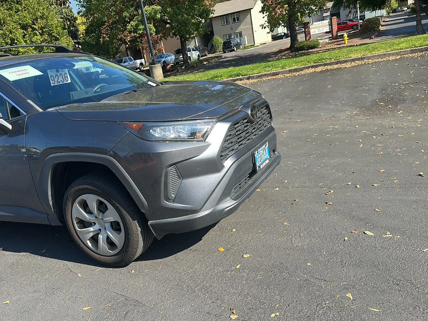 Used 2021 Magnetic Gray Metallic Toyota LE image 6