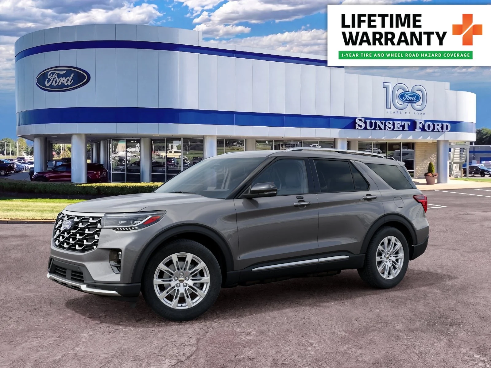 New 2027 Carbonized Gray Metallic Ford Platinum® image 1