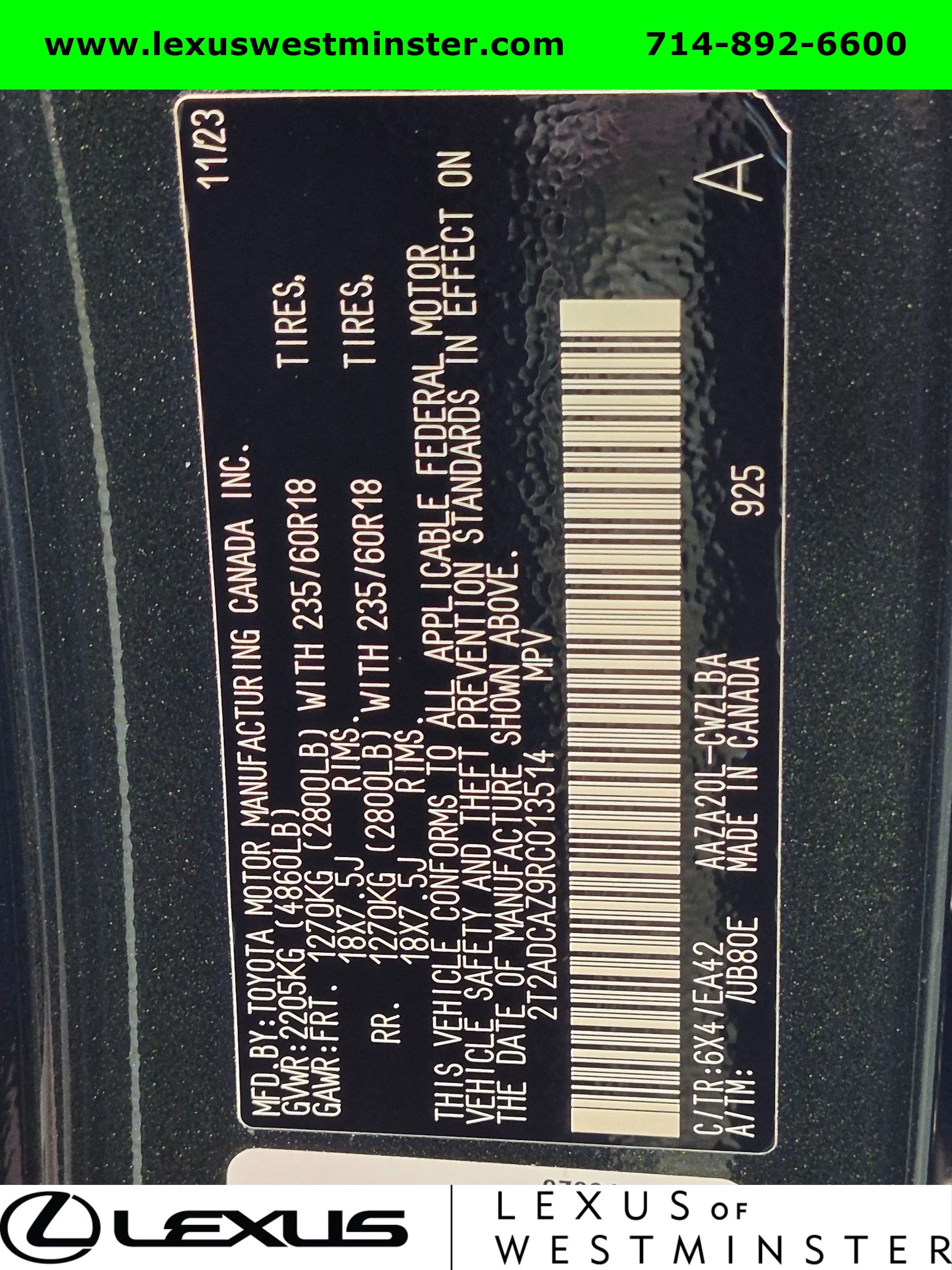 Certified Used 2024 NORI GREEN PEARL Lexus NX 250 image 26