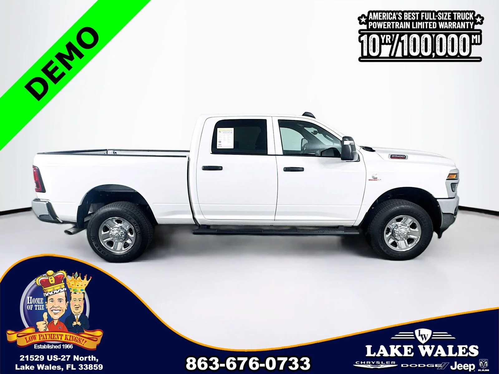 New 2026 Bright White Clear-Coat Exterior Paint RAM TRADESMAN image 8