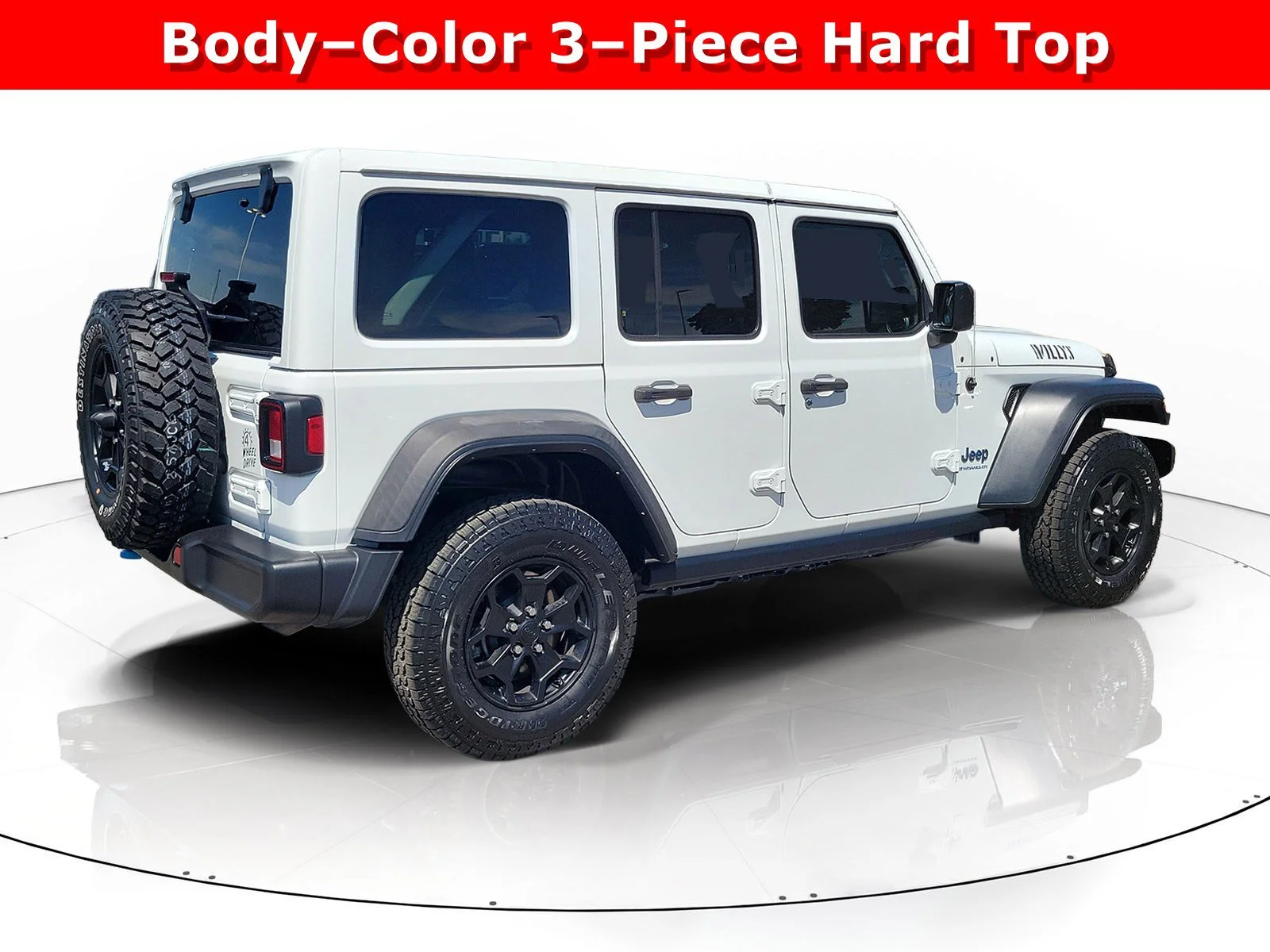 Certified Used 2023 White Jeep Willys 4xe image 3