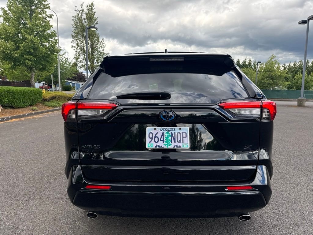 Used 2022 Midnight Black Metallic Toyota SE image 6