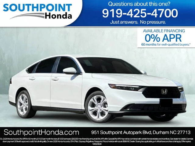 2026 Honda Accord LX