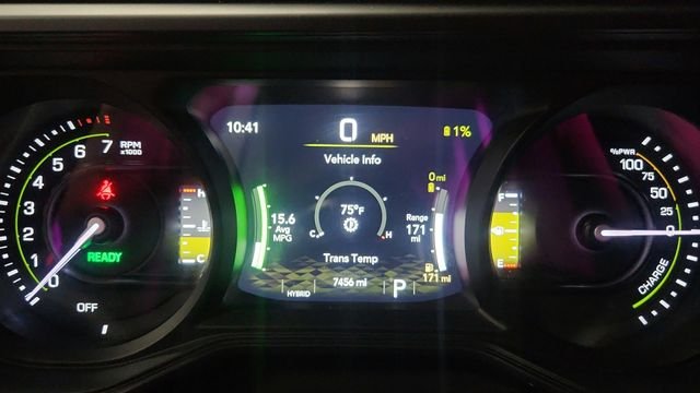 Used 2025 Gray Jeep Sahara 4xe image 10