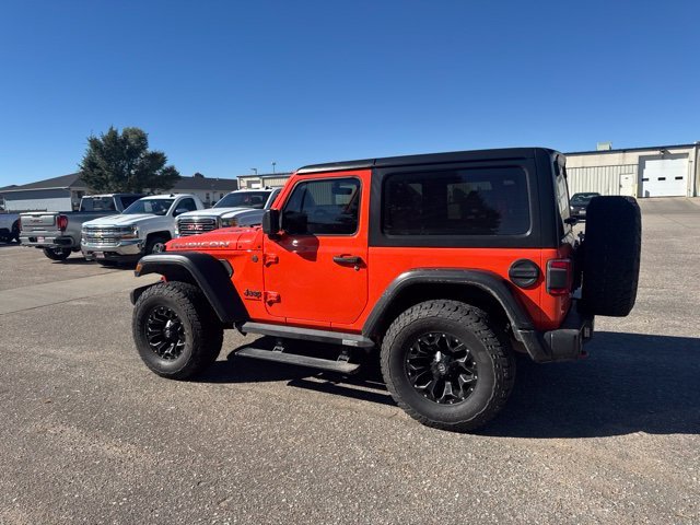 Certified Used 2018 Orange Jeep Rubicon image 3