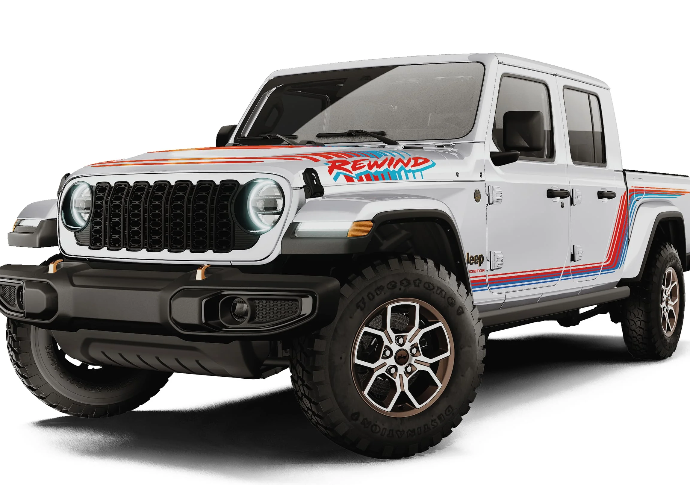 New 2027 Bright White Clear-Coat Paint Jeep  image 1