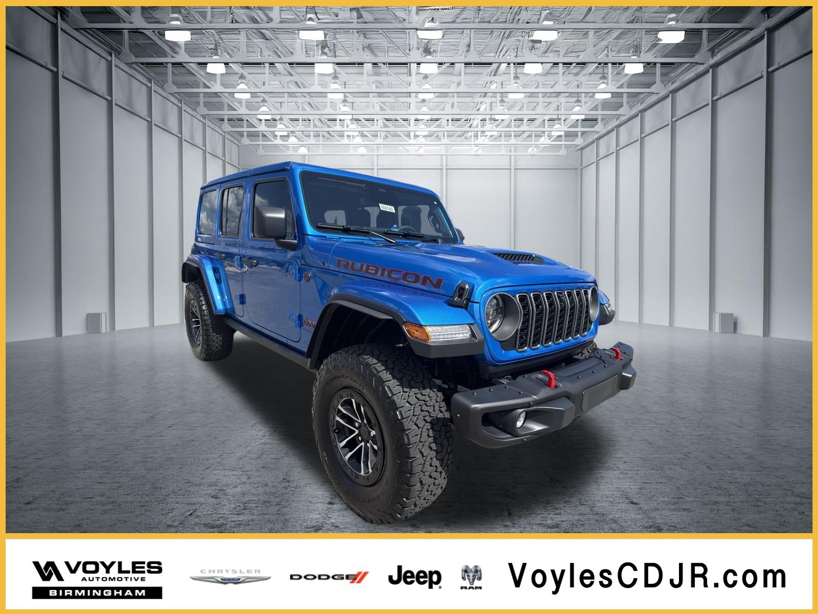 New 2026 Hydro Blue Pearlcoat Jeep Rubicon X image 1