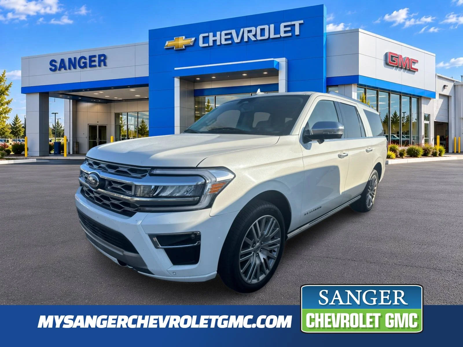 Used 2023 White Ford Platinum image 1