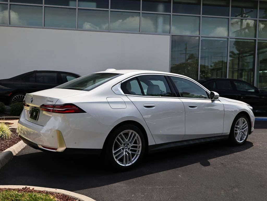 Certified Used 2024 Mineral White Metallic BMW 530i xDrive image 4