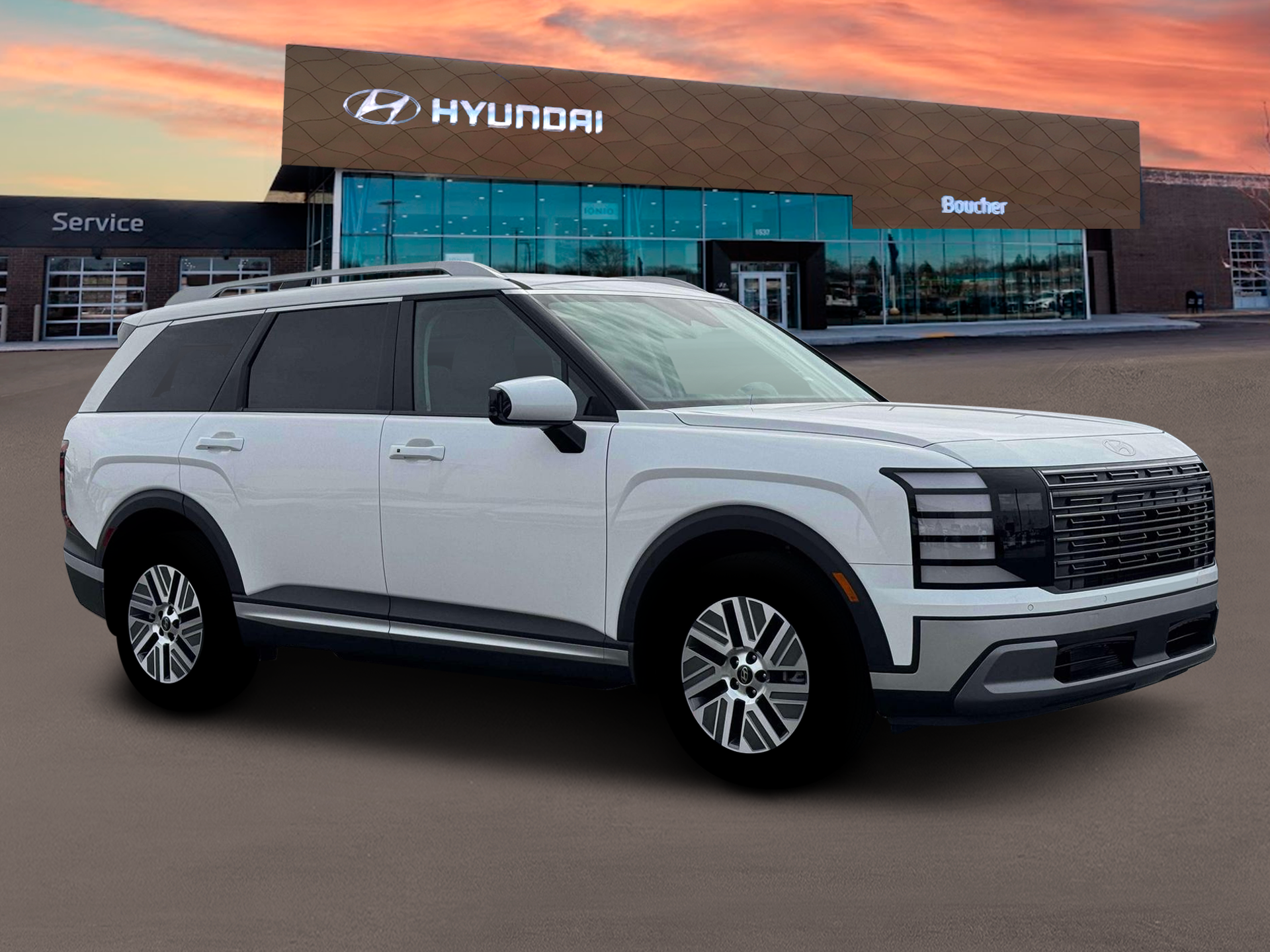 New 2026 Creamy White Pearl Hyundai SEL 7P image 10