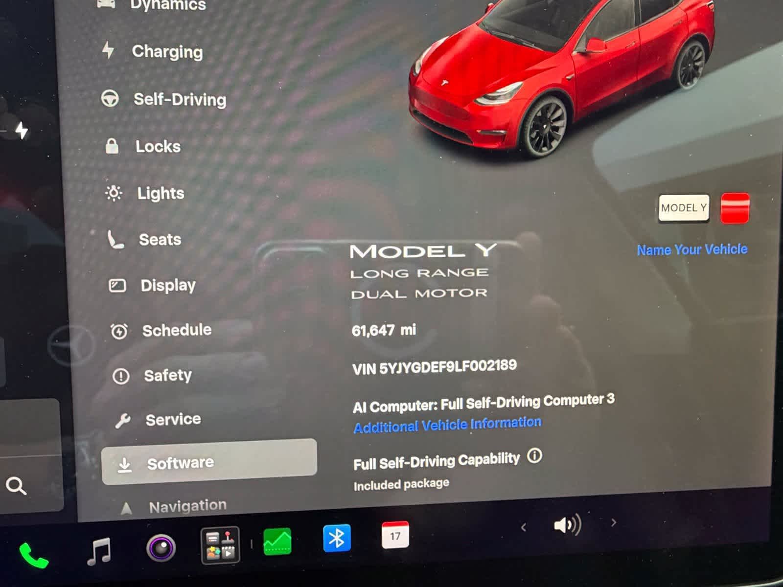 Used 2020 Red Multi-Coat Tesla Performance image 7