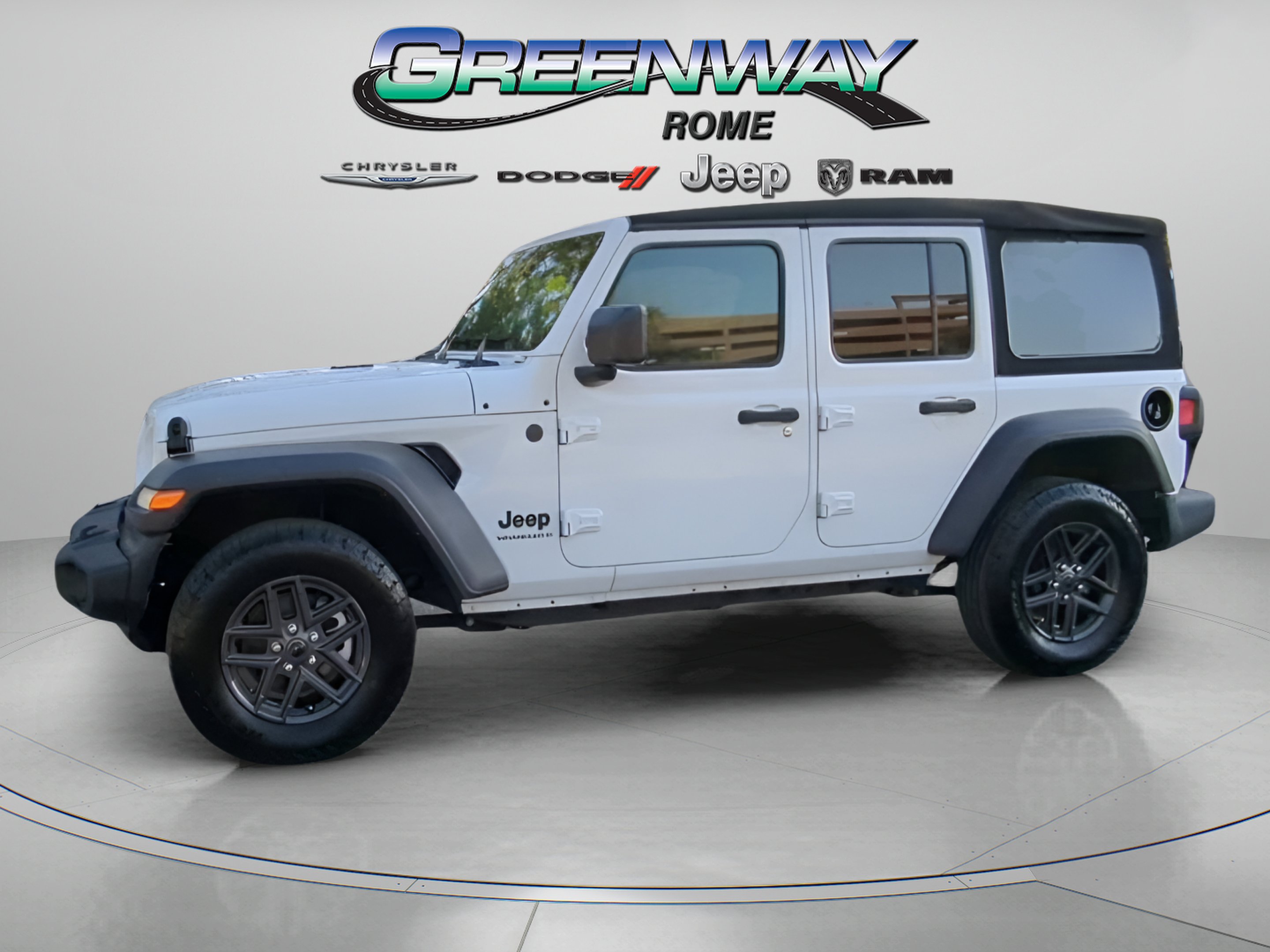 Used 2024 Bright White Clearcoat Jeep Sport S image 14