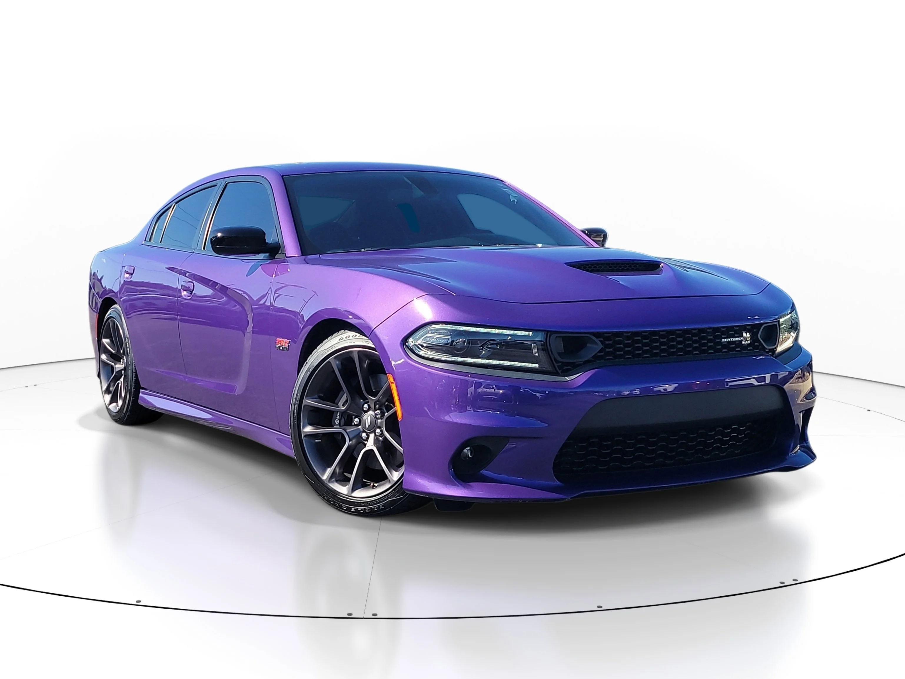 Used 2023 Plum Crazy Pearlcoat Dodge Scat Pack image 1