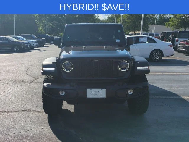 Used 2025 Black Jeep Willys 4xe image 8