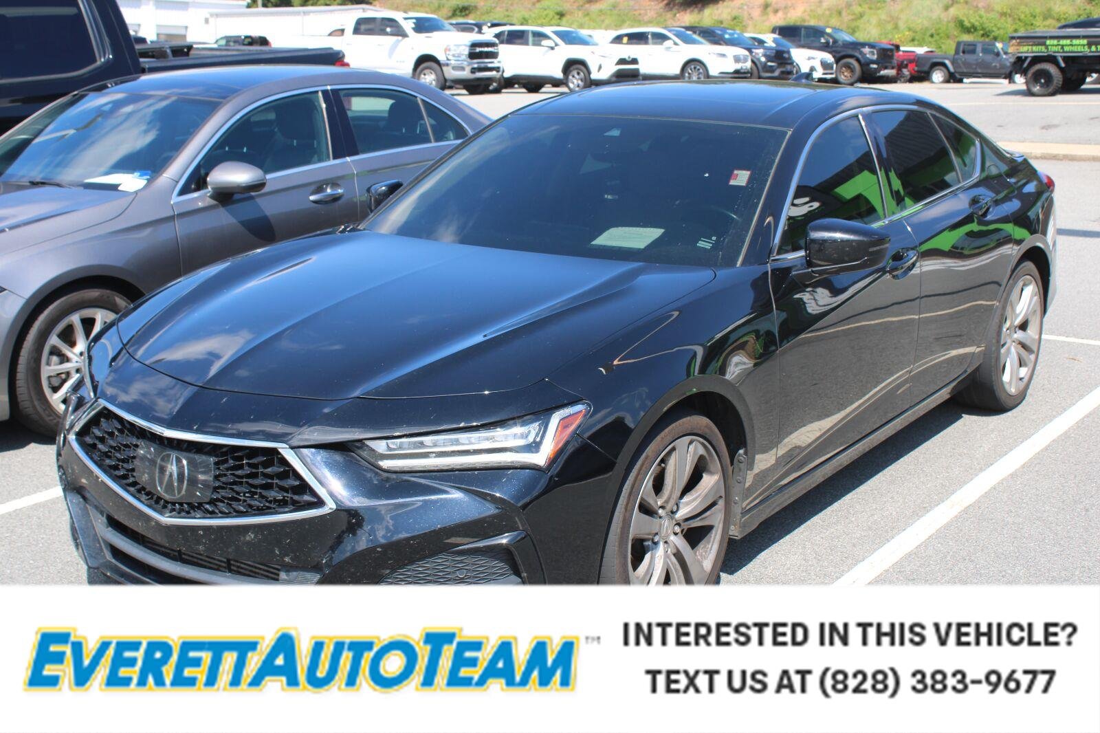 Majestic Black Pearl 2021 Acura TLX Sedan Front-Wheel Drive 