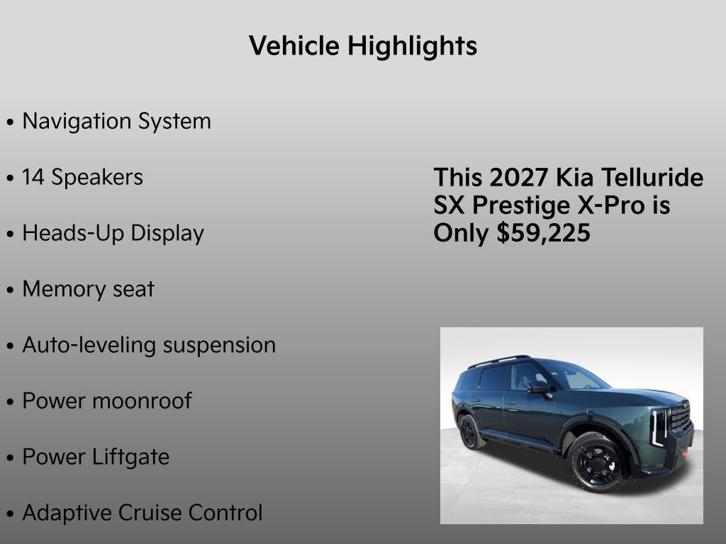New 2027 Black Jade Green Kia X-Pro SX Prestige image 33