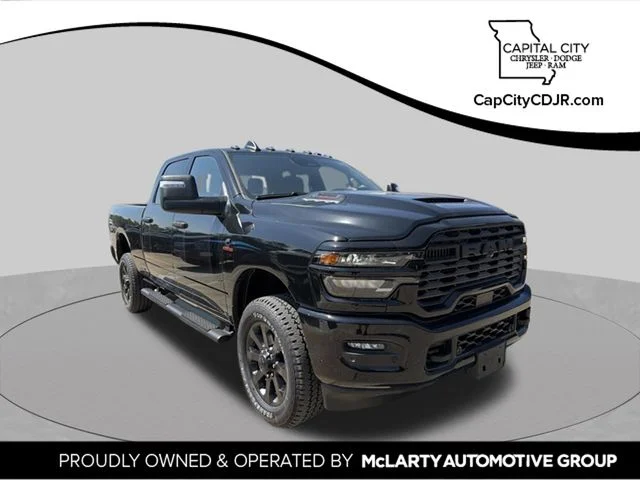 New 2026 Diamond Black Crystal Pearl-Coat Exterior Paint RAM Tradesman image 1