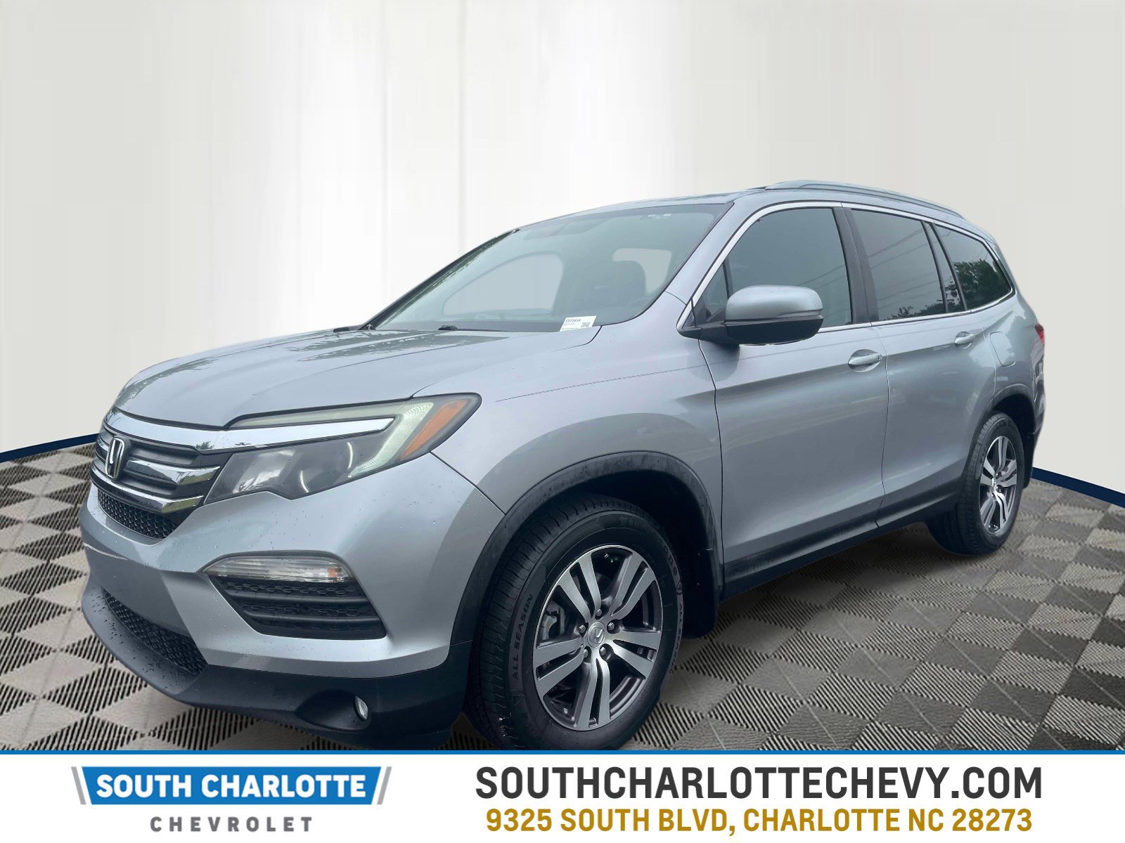 Silver 2016 Honda Pilot EX-L SUV / Crossover Front-Wheel Drive