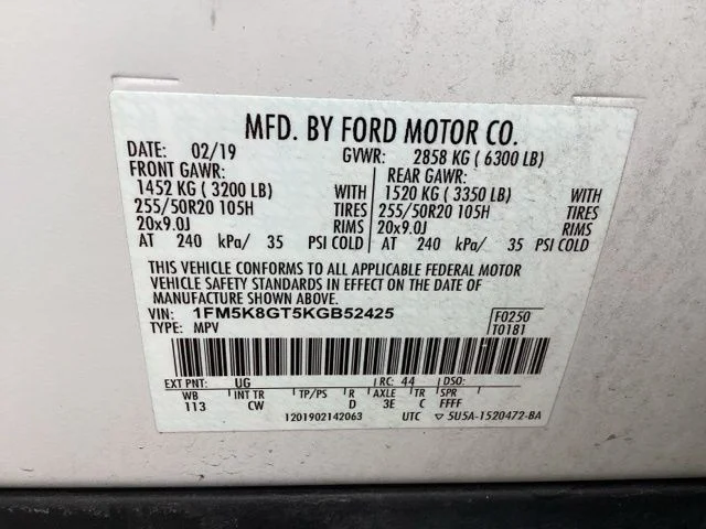 Used 2019 White Ford Sport image 41