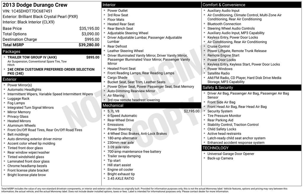 Used 2013 Black Dodge Crew image 6
