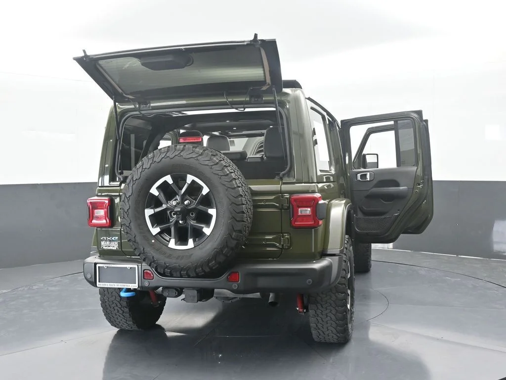 Used 2024 Sarge Green Clearcoat Jeep Rubicon 4xe image 83