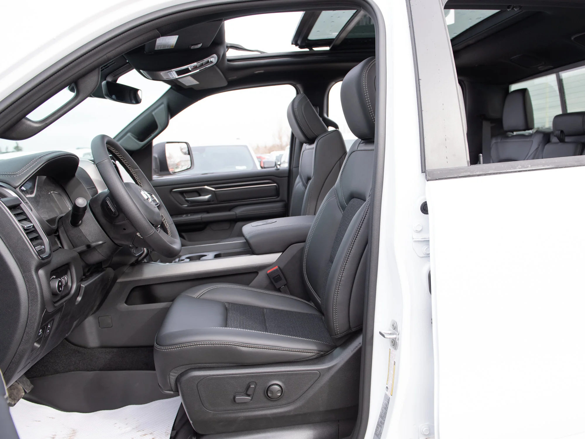 New 2026 White RAM Sport*, 6 Inch Lift, 37 Inch Tires, Trigger Industries Mudflaps image 23