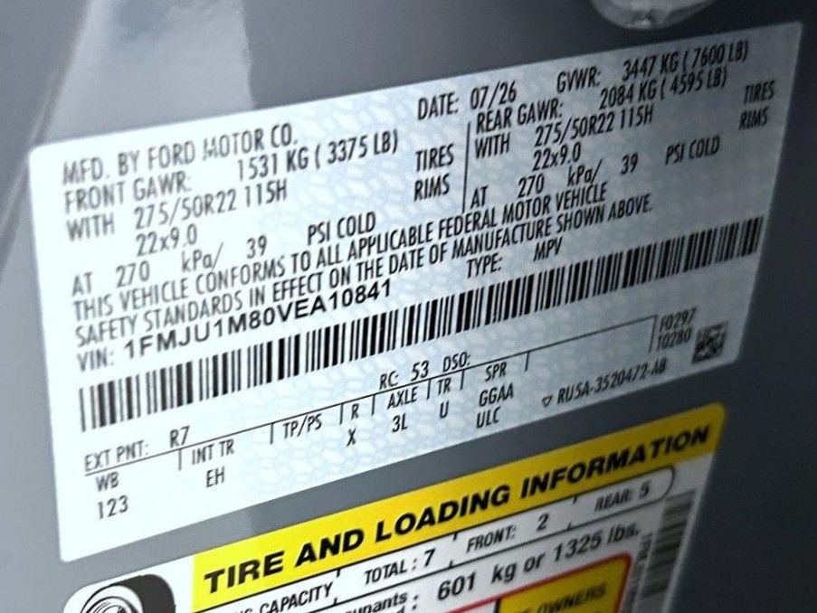 New 2027 Glacier Gray Metallic Tri-Coat Ford Platinum image 29