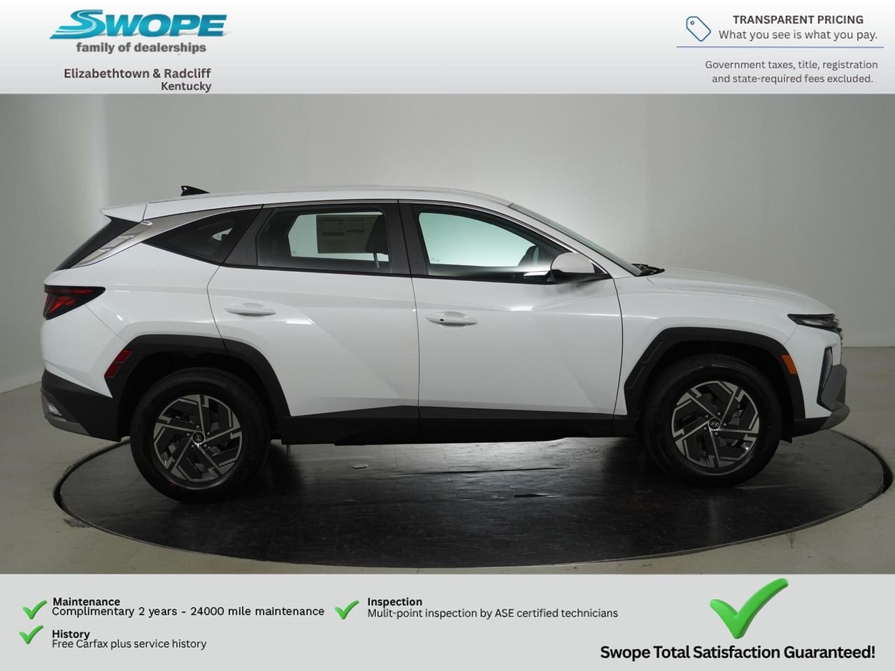 New 2026 Creamy White Pearl Hyundai Blue image 2